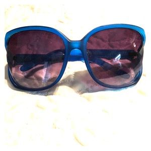 Electric Blue Sunglasses